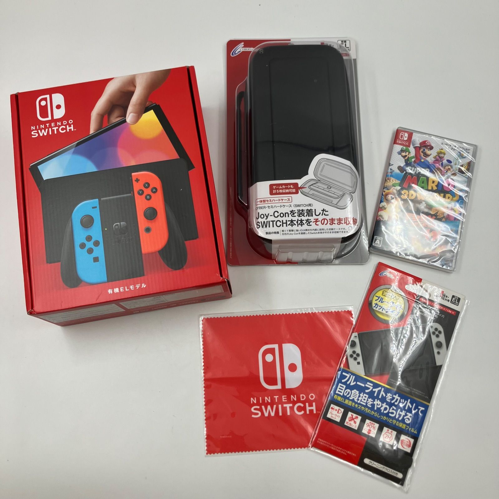 WJ1124 Nintendo Switch(有機ELモデル) Joy-Con(L) ネオンブルー