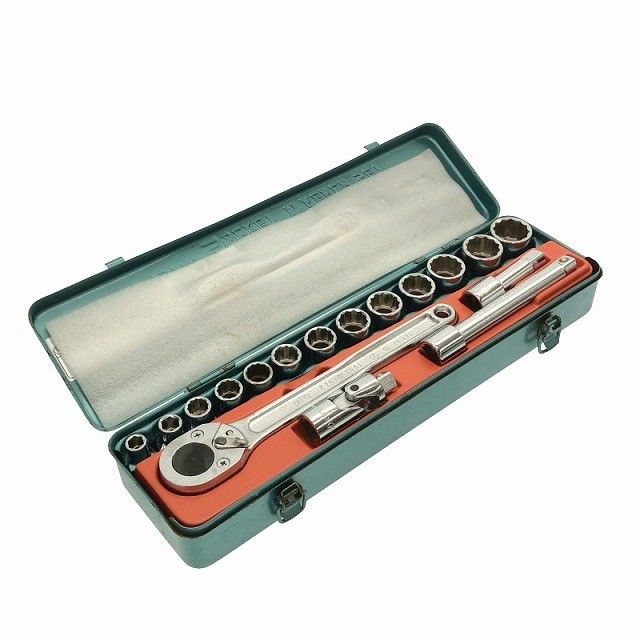 ☆中古品☆KTC 京都機械工具 12.7sq.ソケットレンチセット BB313R 整備