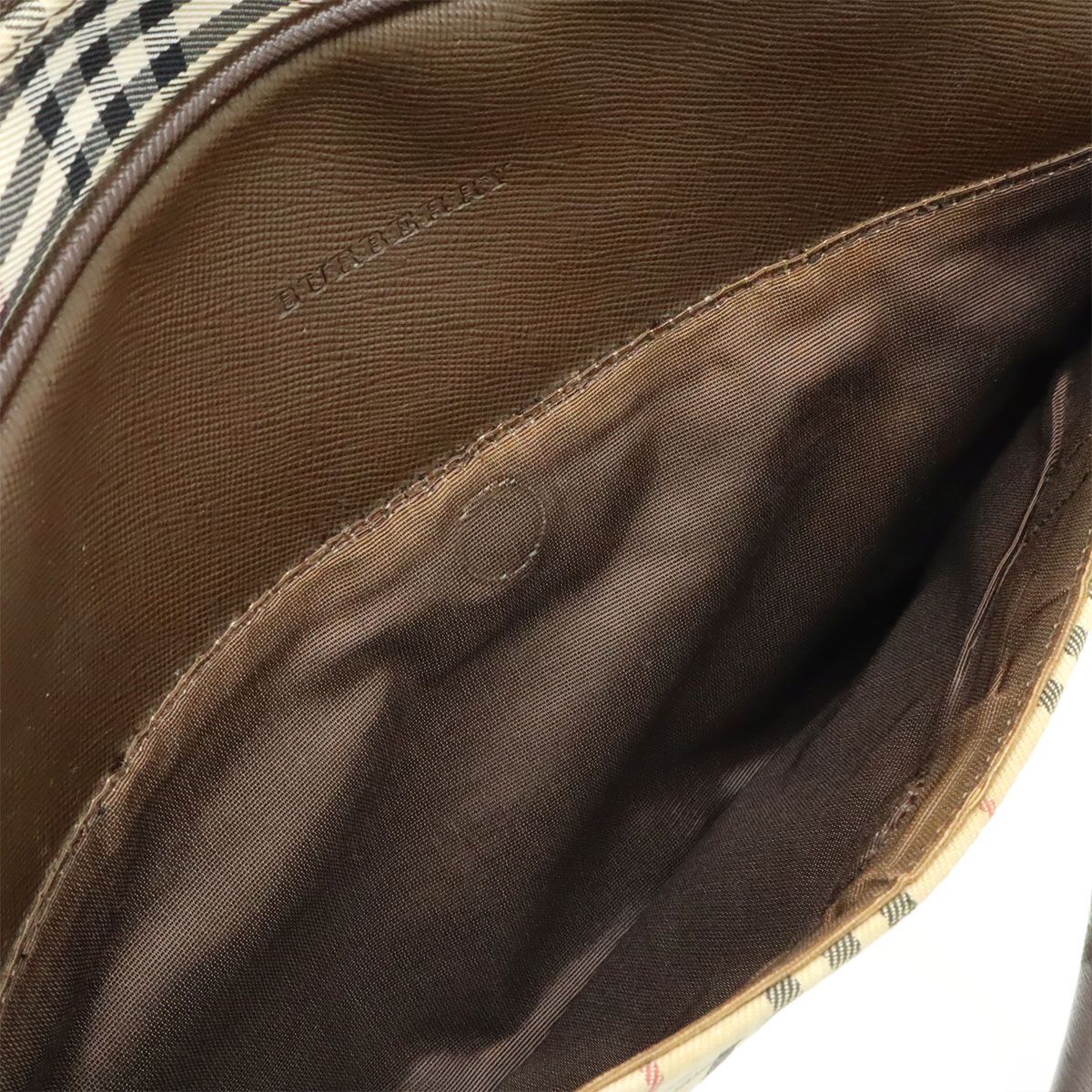 BURBERRY バーバリー ノバチェック チェック柄 ハンドバッグ ミニ