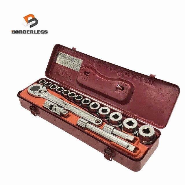 品 KTC 京都機械工具 ソケットレンチセット No.B 3013 R 締め付け 工具 ハンドツール118939