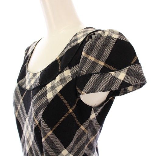 バーバリーブルーレーベル BURBERRY BLUE LABEL フレアワンピース ひざ