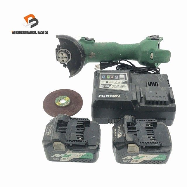 品 HiKOKI ハイコーキ 36 V 100 mm コードレスディスクグラインダー G 3610 DA バッテリ 2 5 Ah 充電器付 コードレス118868