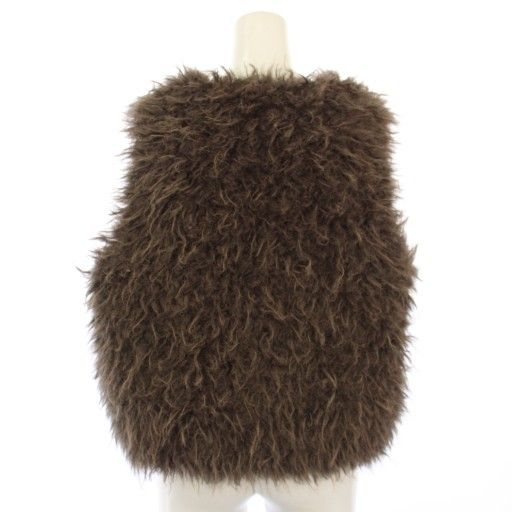 ガリャルダガランテ GALLARDAGALANTE NAVY 24AW フェイクファーベスト