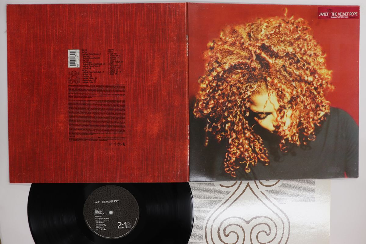 欧2 discs LP Janet Jackson Velvet Rope VIRGIN 00500