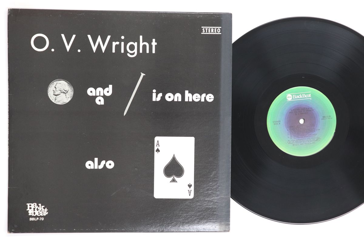米LP O v Wright A Nickel Nail The Ace Of Spades BBLP 70 BACK BEAT 00260