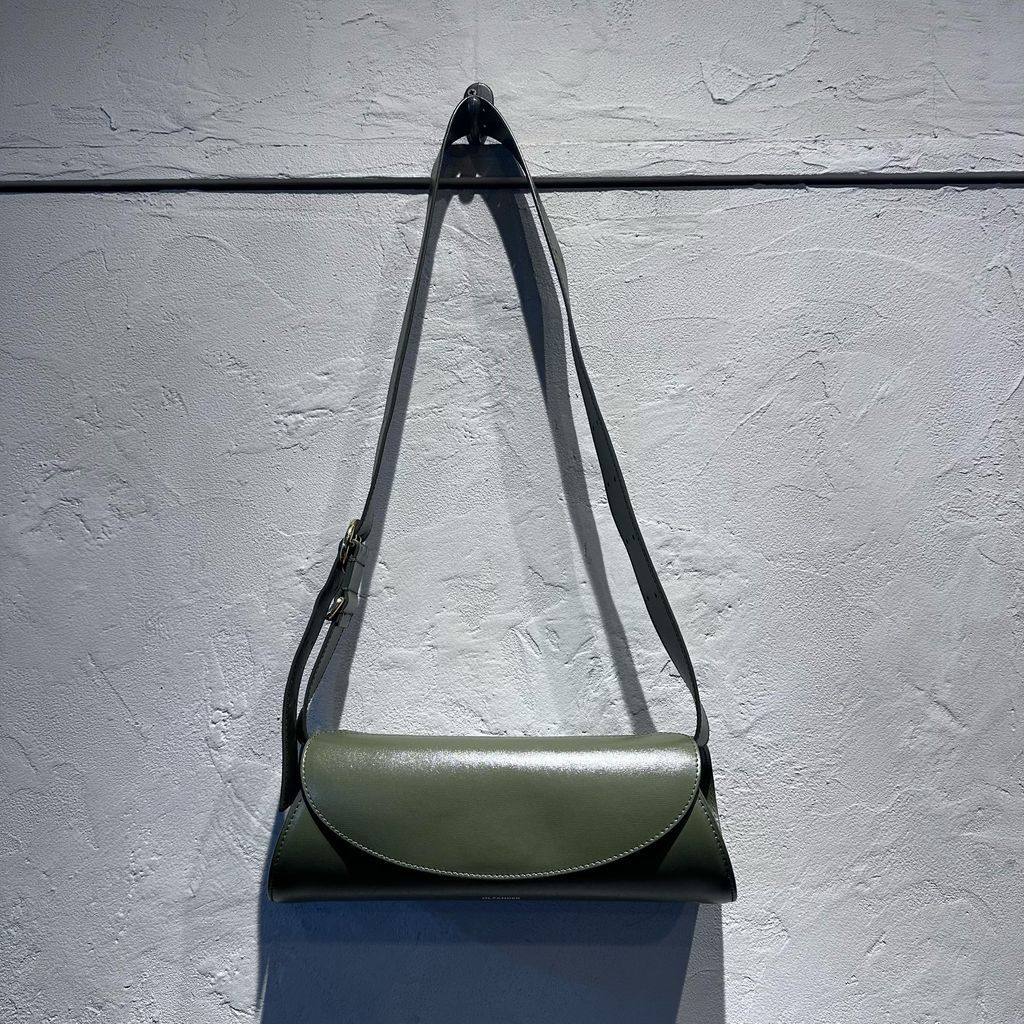 JIL SANDER ジルサンダー Cannolo Small Shoulder Bag ショルダーバッグ カーキ size - 代官山A 11