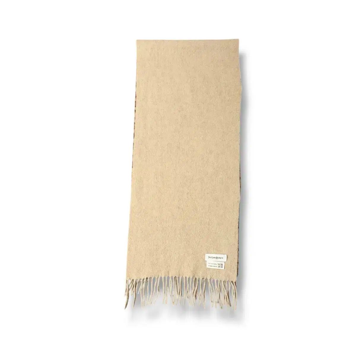 YSL イヴ・サンローラン レオパード パータン カシミア 100 マフラー