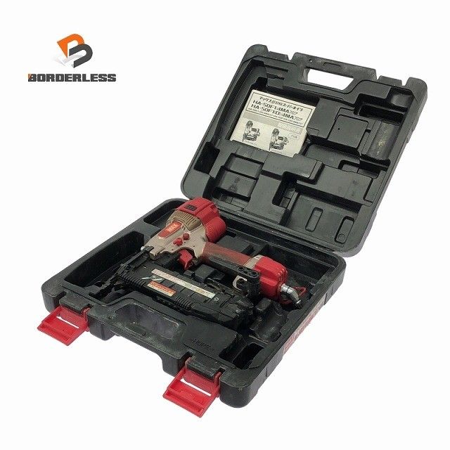 品 MAX マックス 高圧 エアネイラ HA 50 F 1 D 4 MA ケース付 フロアタッカー エアタッカー エアータッカー118880
