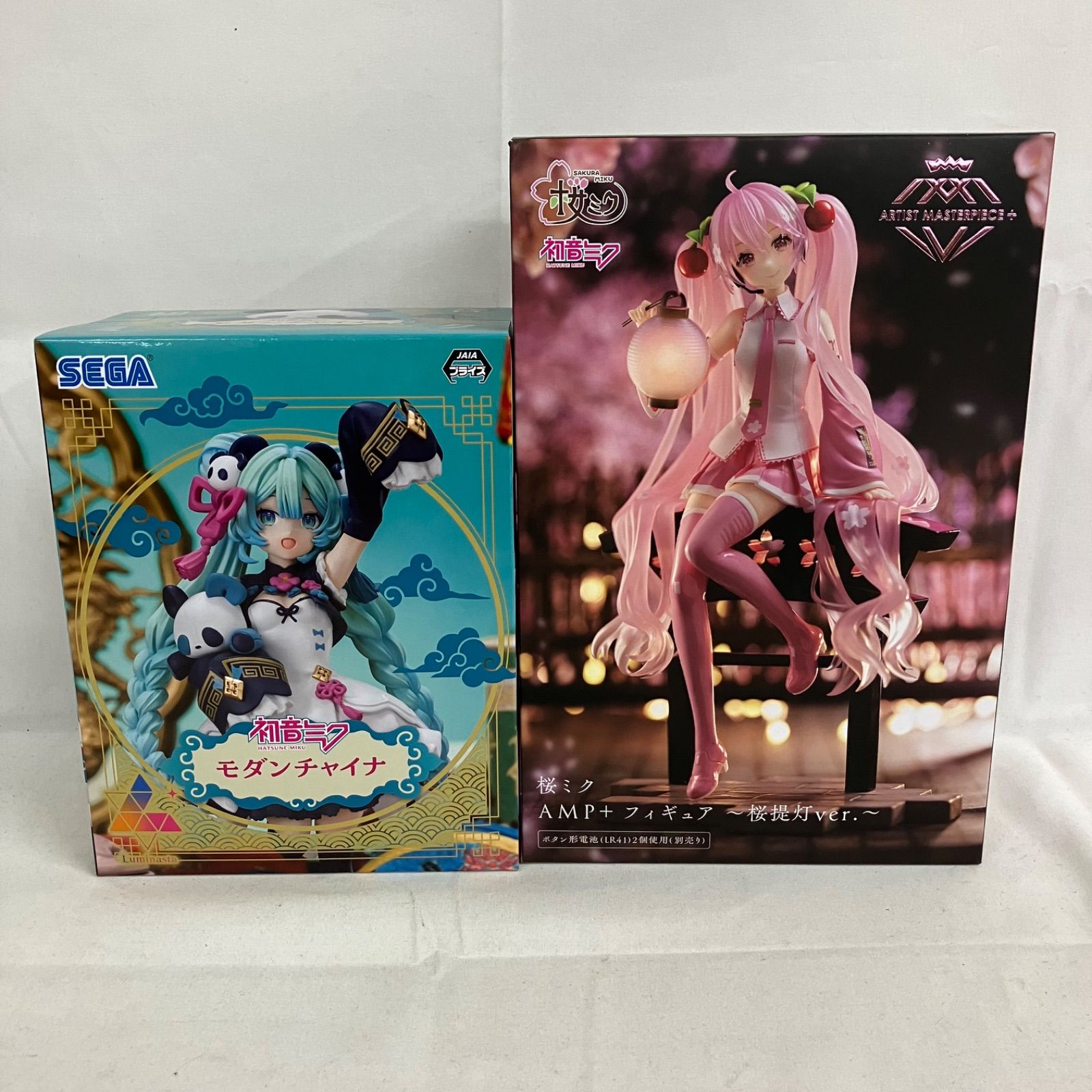 未開封 初音ミク 桜ミク Luminasta AMP+ フィギュア 2個セット SFJ481