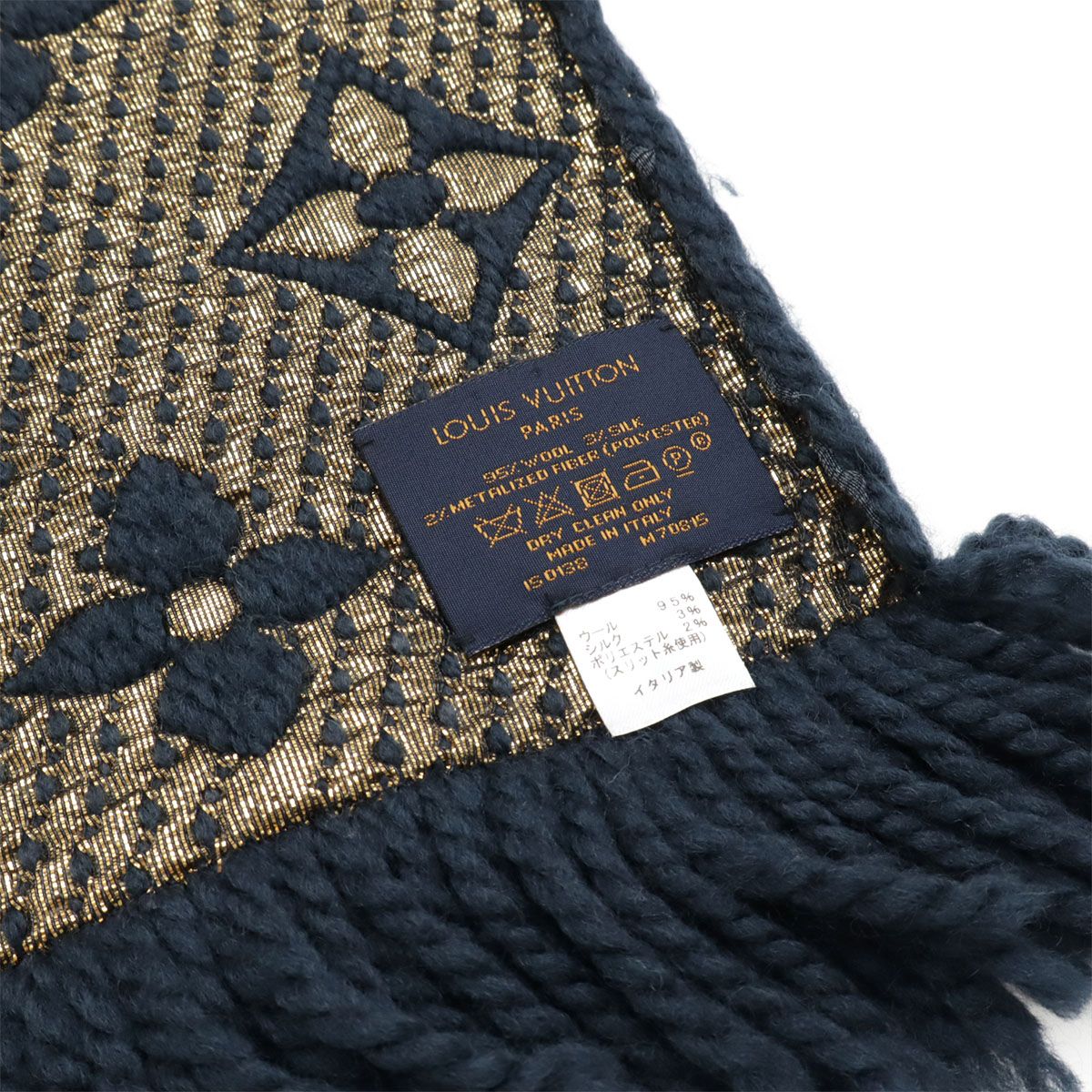 LOUIS VUITTON ルイ ヴィトン エシャルプ ロゴマニア シャイン