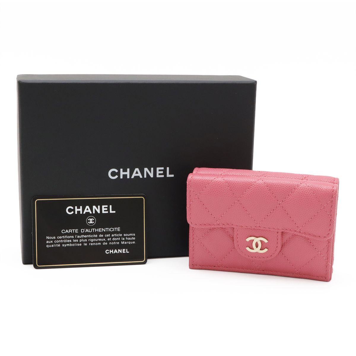 CHANEL シャネル クラシック スモール フラップ ウォレット マトラッセ