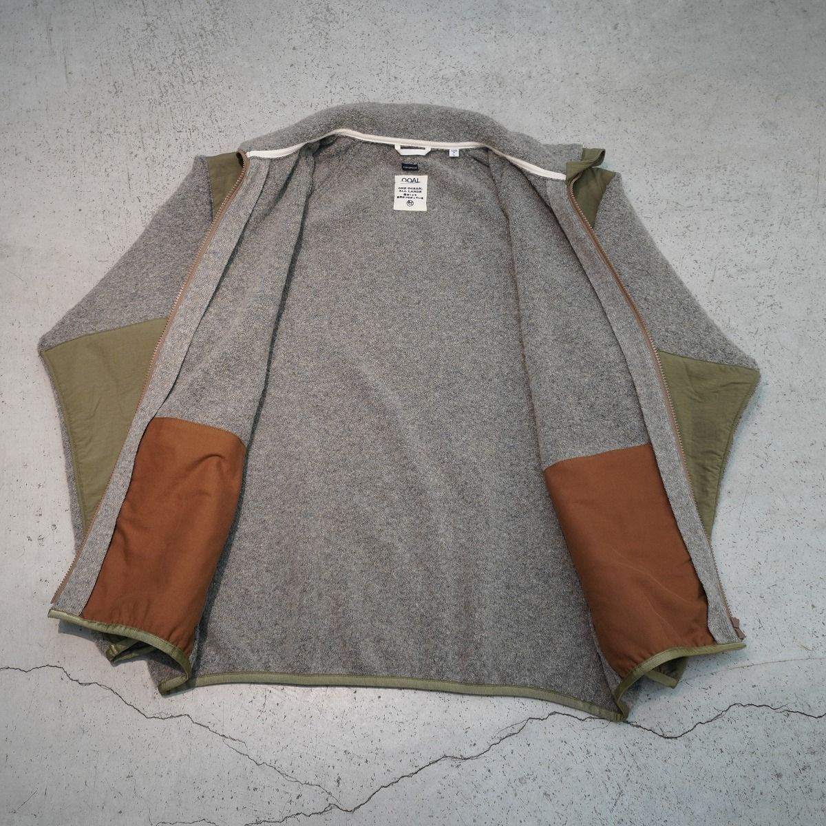 美品 23AW nanamica ナナミカ Boiled Wool Zip Up Sweate ボイルド