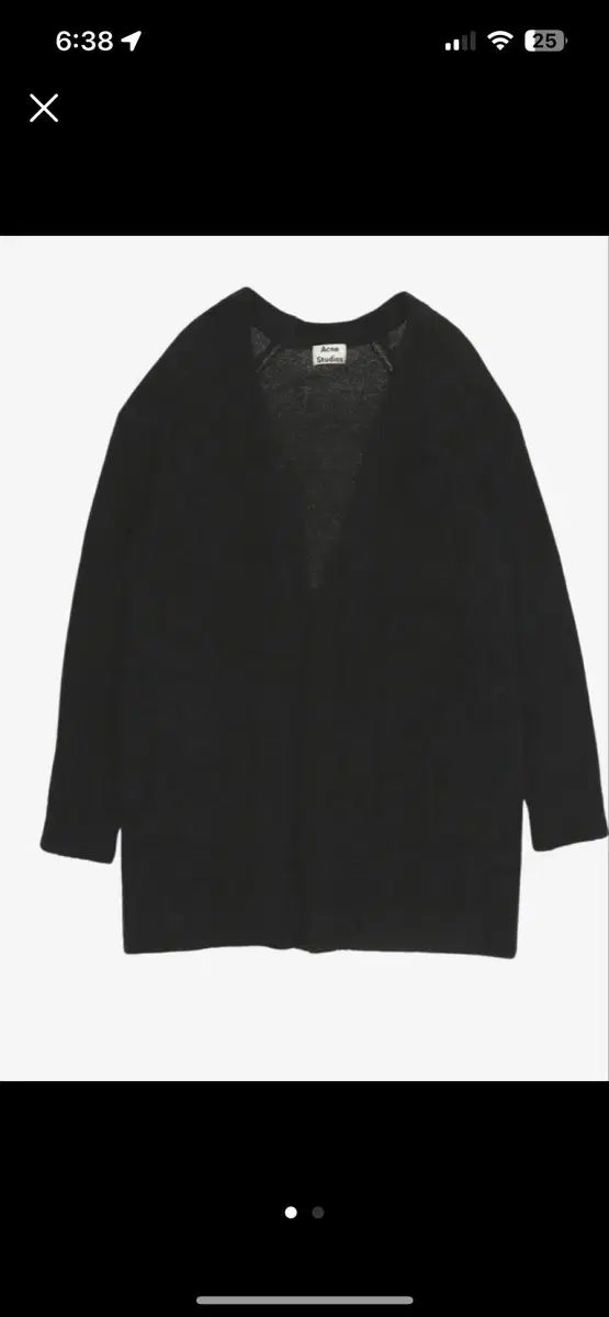 Acne Studios アクネストゥディオズ ブラック(黒) カーディガン - メルカリ