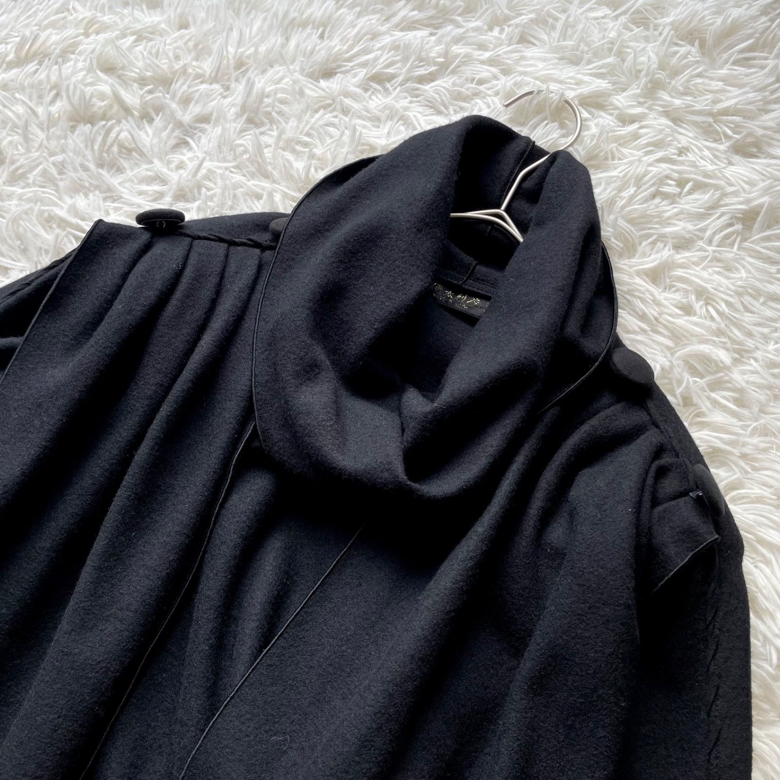 伊太利屋 イタリヤ 3wayショール付きパイピングロングワンピース