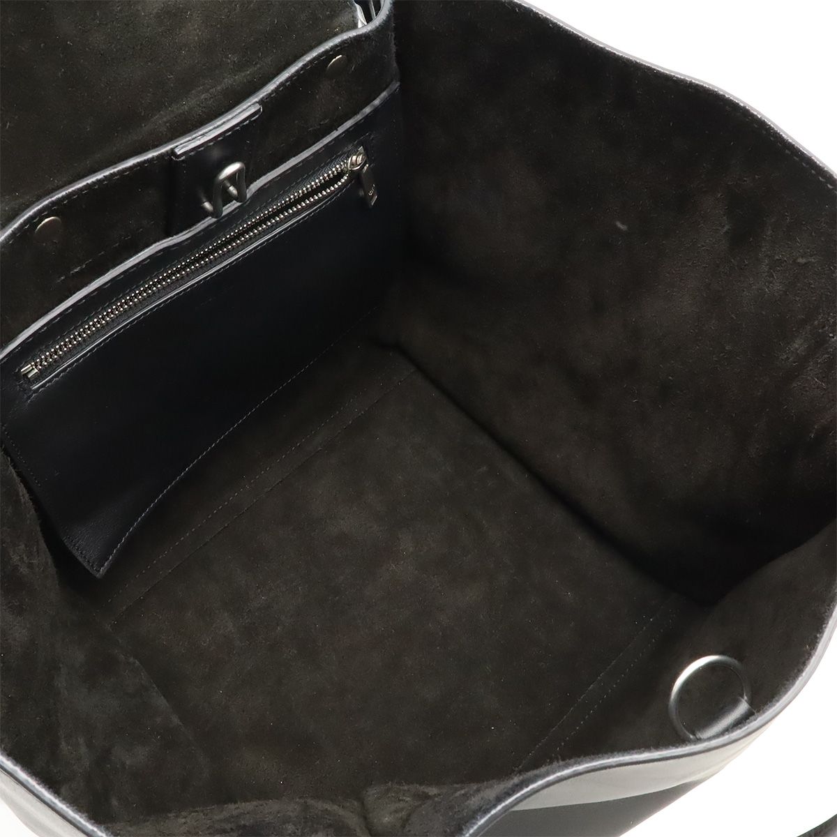 CELINE ブラック レザー　2way ハンドバッグ CELINE セリーヌ ビッグバッグ スモール ハンドバッグ 2WAY ショルダー
