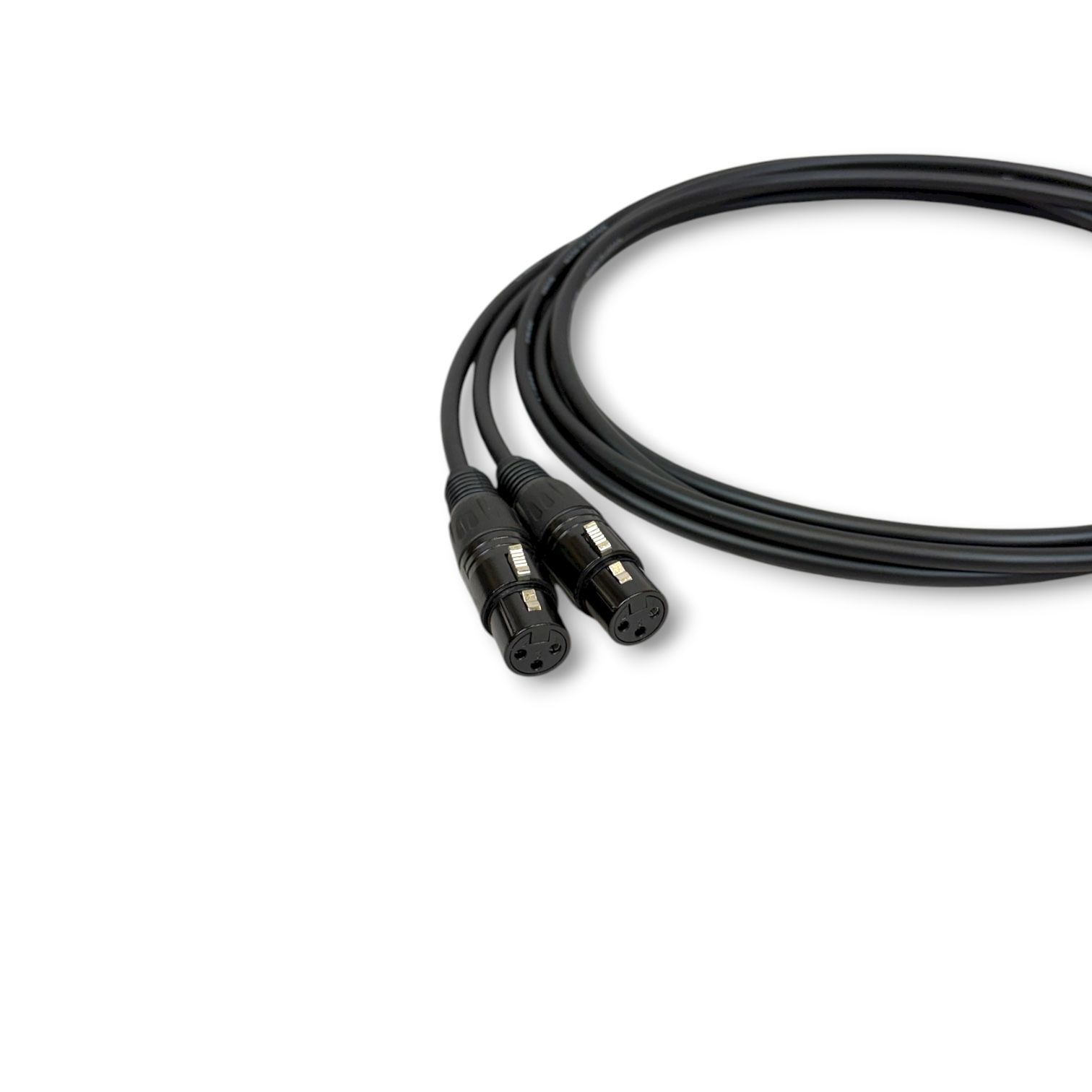 CANARE L-4E6S BLACK XLR マイクケーブル 2m 2本セット - メルカリ