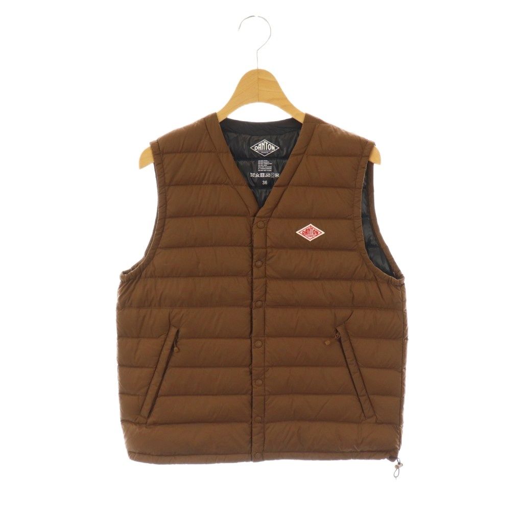 ダントン DANTON インナーダウンベスト 36 ブラウン 17A-KW-003 ダントン DANTON インナーダウンベスト 36 ブラウン 17A-KW-003