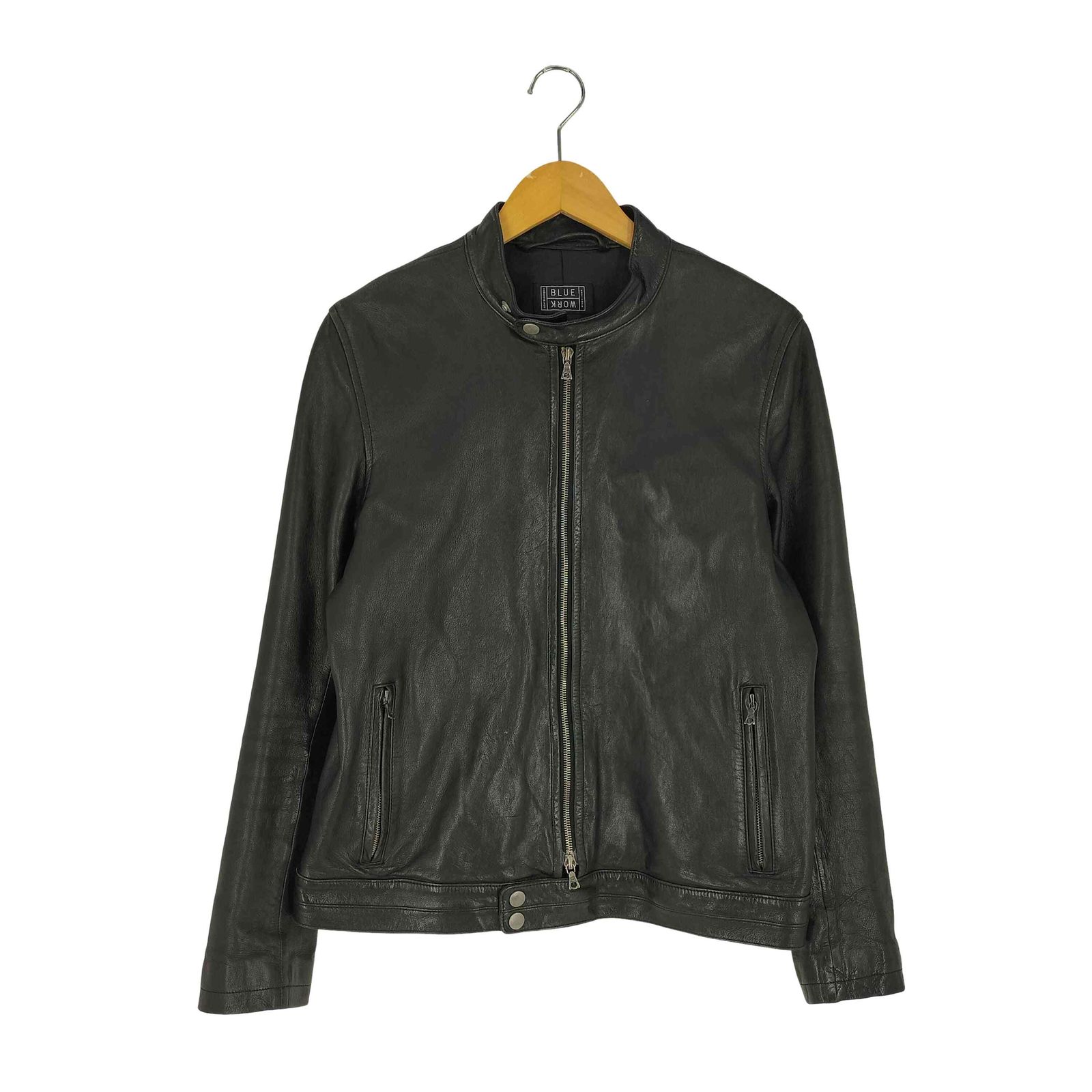 ブルーワーク BLUE WORK ラムレザー シングルライダース メンズ JPN：L