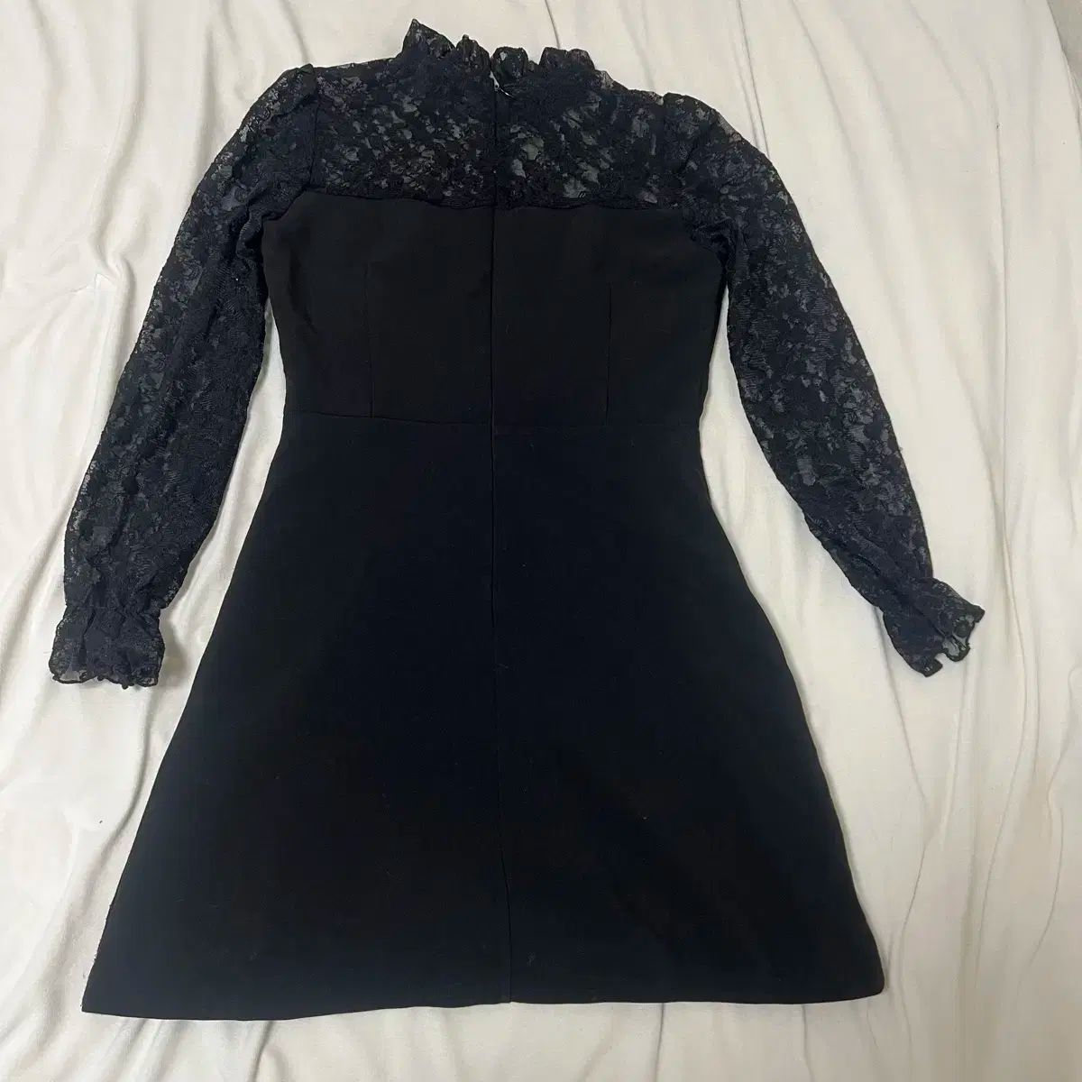 ブラックレース ロングスリーブ ミニONE PIECE SKINNYPIG Giveドレス