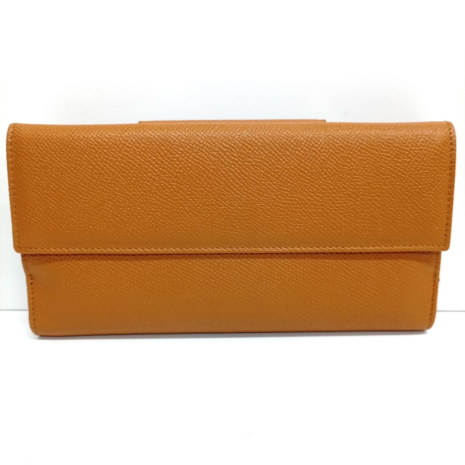 BVLGARI ブルガリ Wホック 長財布 ブラウン ウォレット 三つ折り