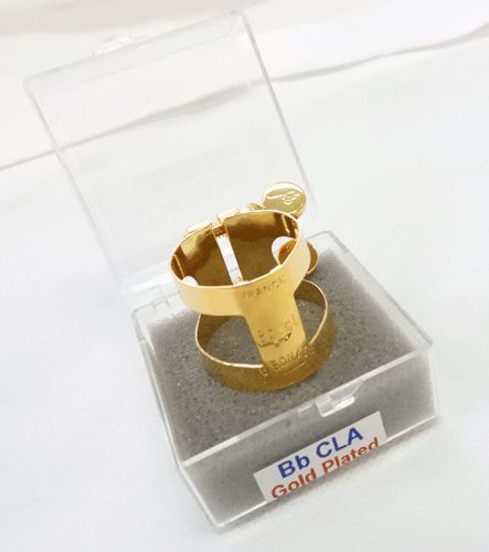 D ボナード Bbクラリネットリガチャー 2250 UG 金メッキ仕上げ 池松 郁先生選定品 吹奏感抜群 響き最高のリガチャー