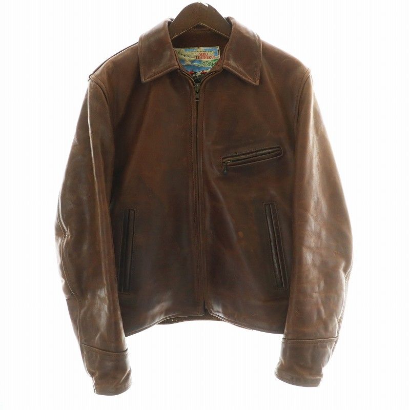 エアロレザー AEROLEATHER ホースハイド レザー ジャケット 革ジャン