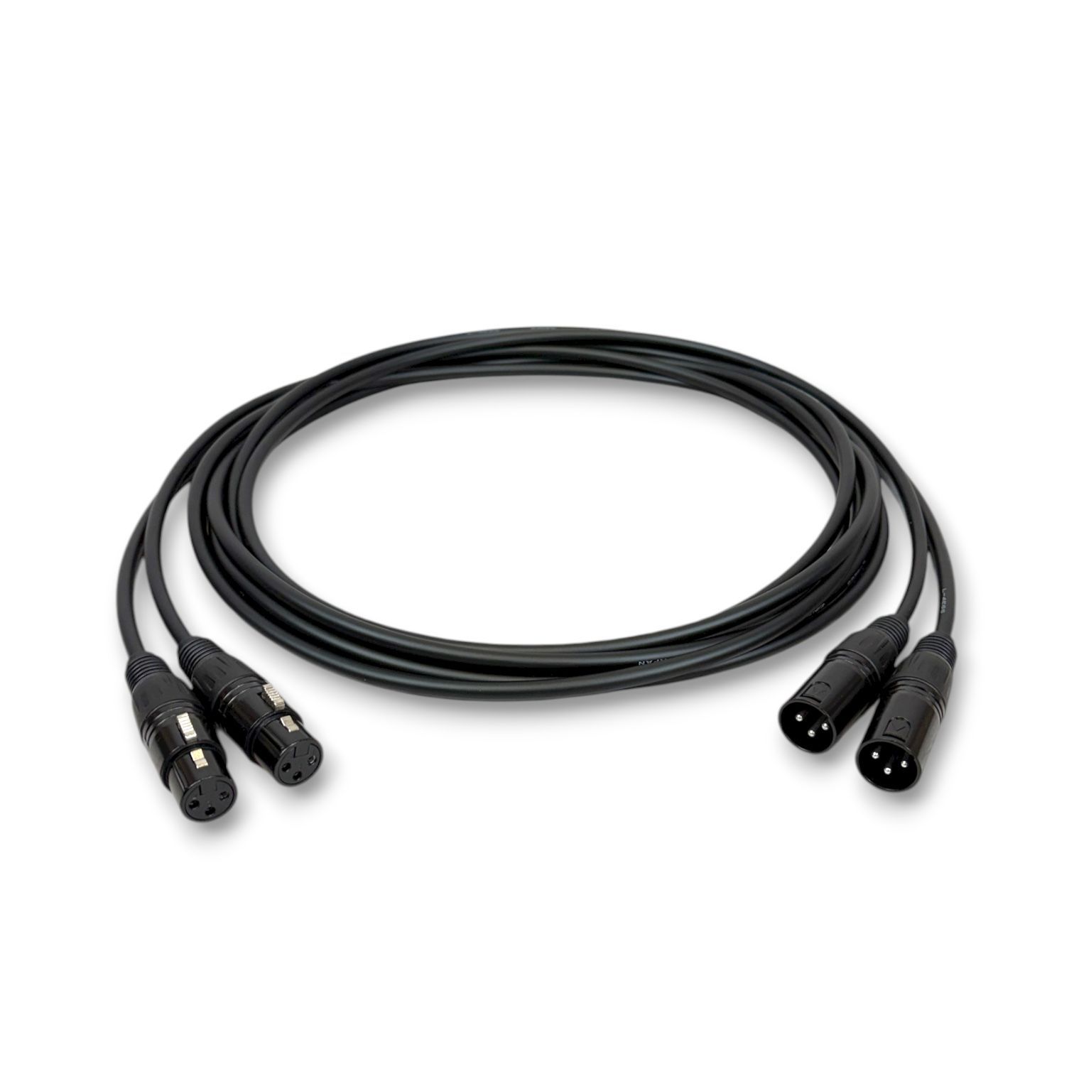 CANARE L-4E6S BLACK XLR マイクケーブル 3m 2本セット - メルカリ