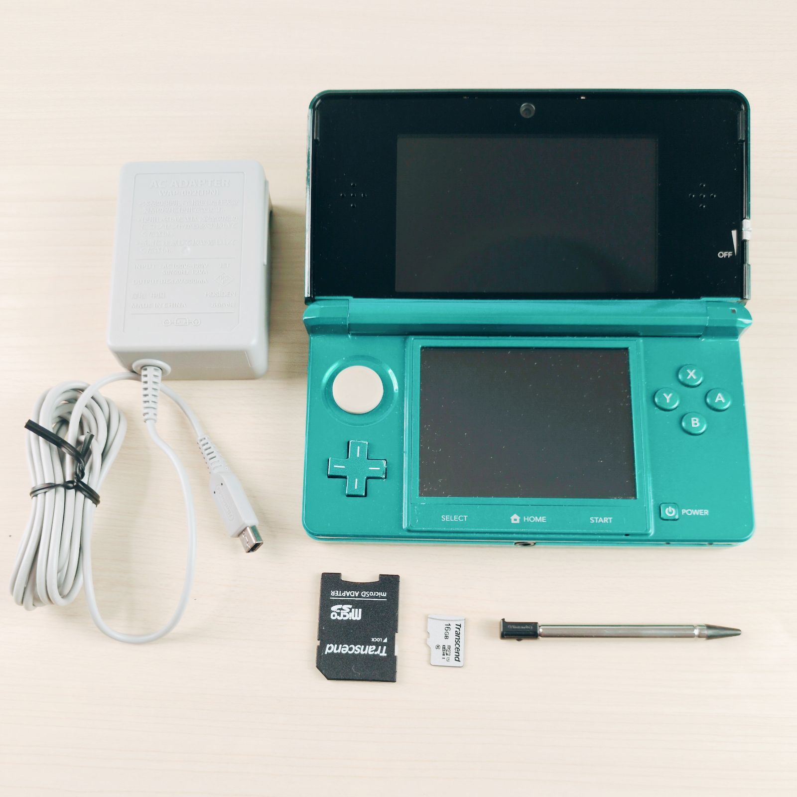 3DS アクアブルー 本体 良品 付属品 動作確認済み 10510-0860 - メルカリ