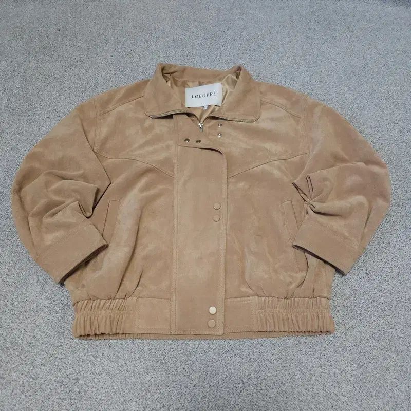 ルーブル スウェード ジャケット ベージュ