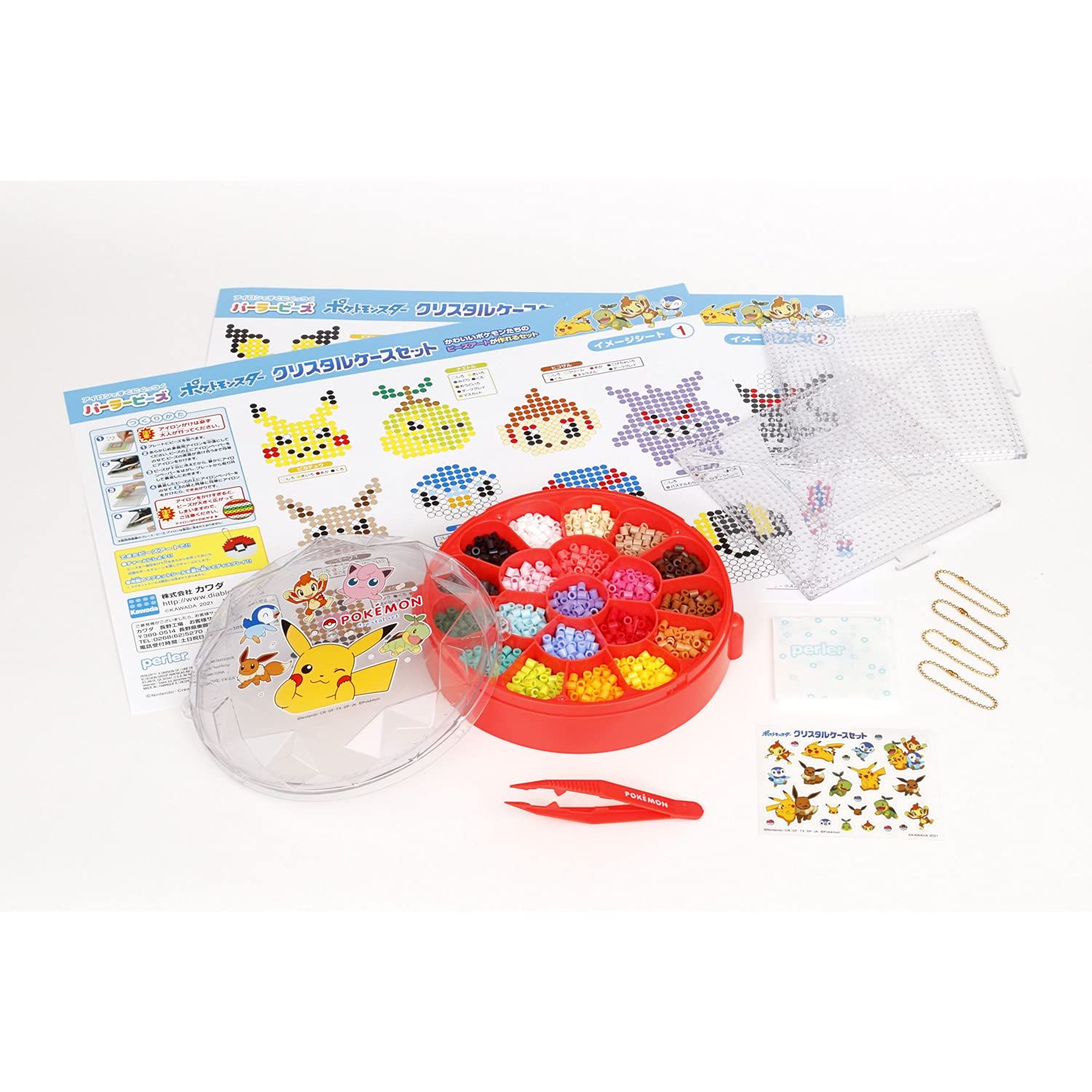 カワダ(Kawada) パーラービーズ ポケットモンスター クリスタルケース
