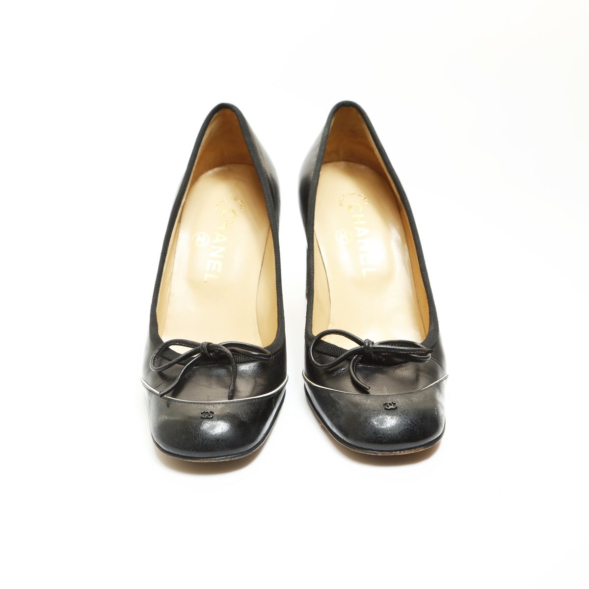 CHANEL シャネル パンプス レザー 36 23cm ヒール約8cm - メルカリ