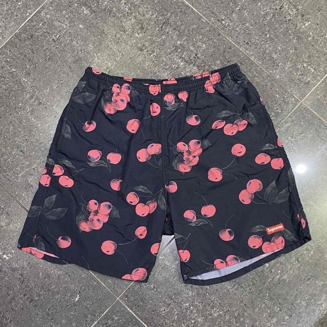 Supreme 19ss Nylon Water Short Cherry Size-M シュプリーム ナイロン