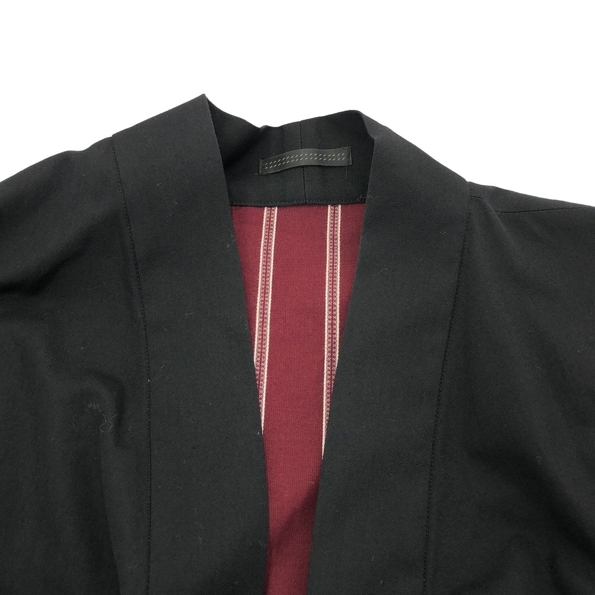 BISHOOL ビシュール Wool Gabardine KIMONO Drape Jacket ウール