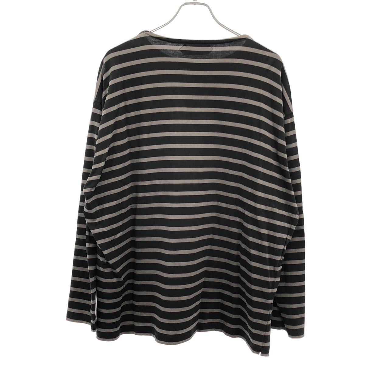 AUBERGE オーベルジュ COCO ロングスリーブボーダーTシャツ ブラック