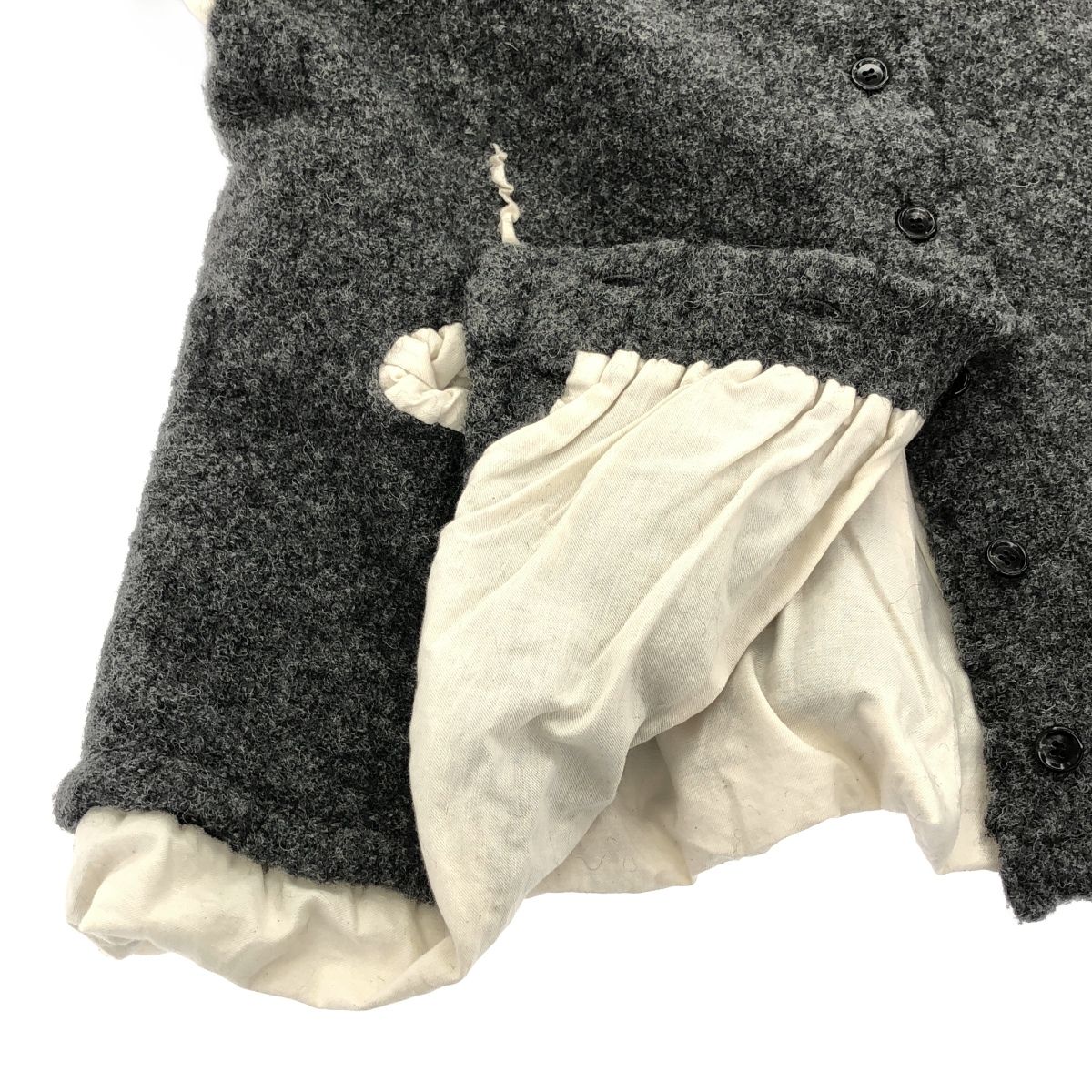 pillings ピリングス 24AW Ron Herman別注 総裏縮絨ベスト グレー 