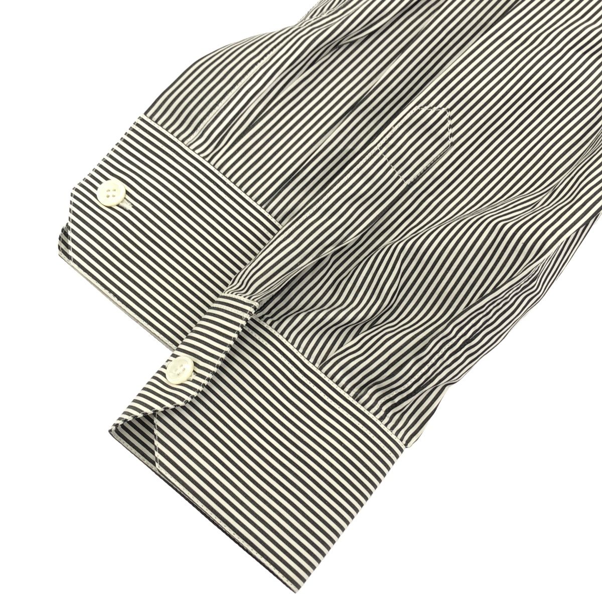 CELINE セリーヌ ストライプボウタイシャツ 2C193022F ブラック