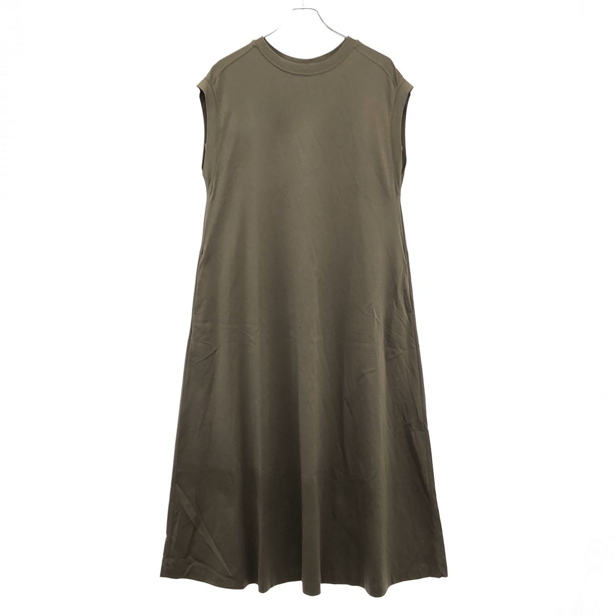 ebure エブール ノースリーブワンピース カーキ 36