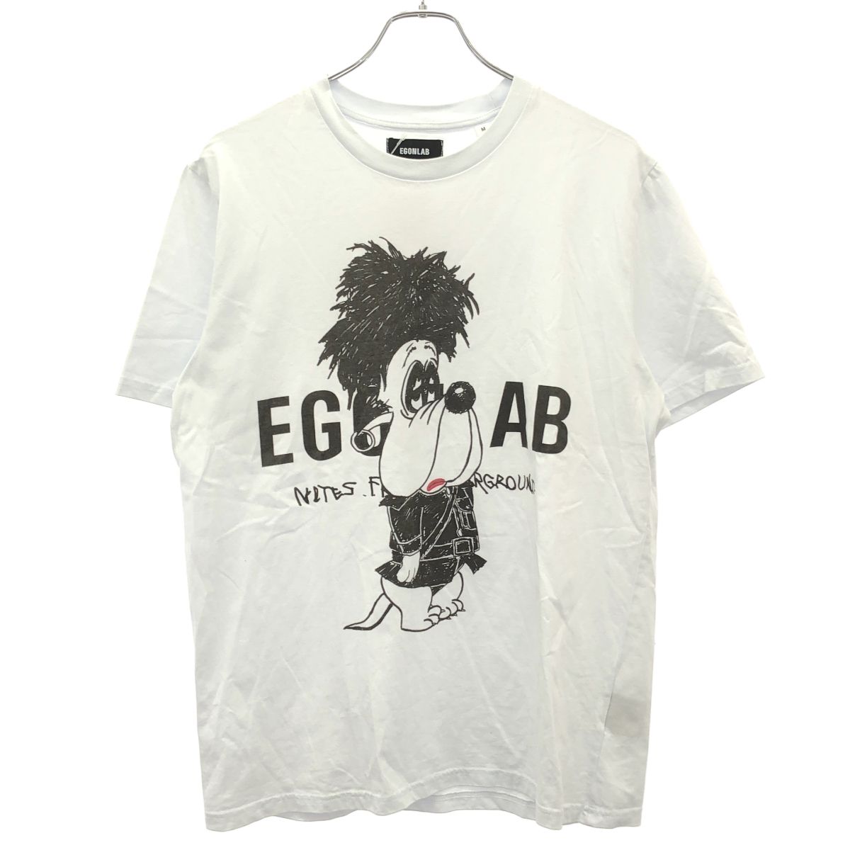 EGONLAB エゴンラボ 25SS プリントTシャツ ホワイト M - メルカリ