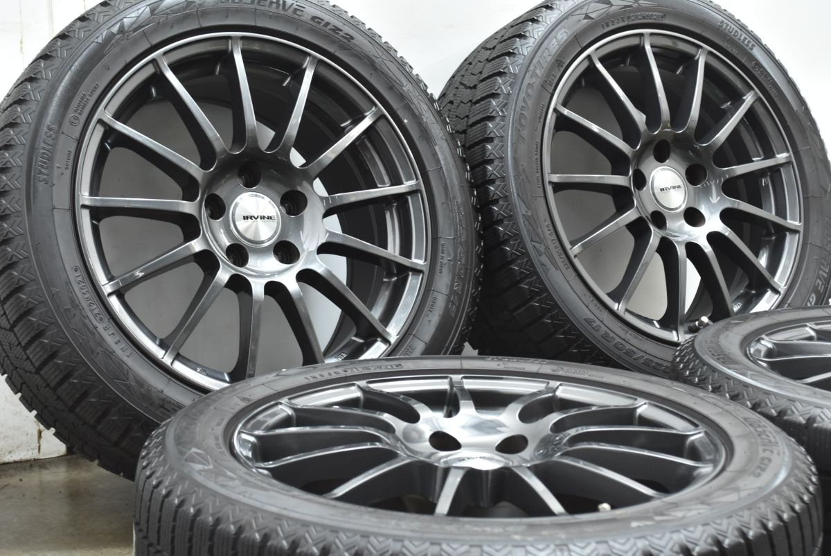 美品】アウディ 8K A4 純正サイズ WEDS IRVINE 17in 7.5J +45 PCD112