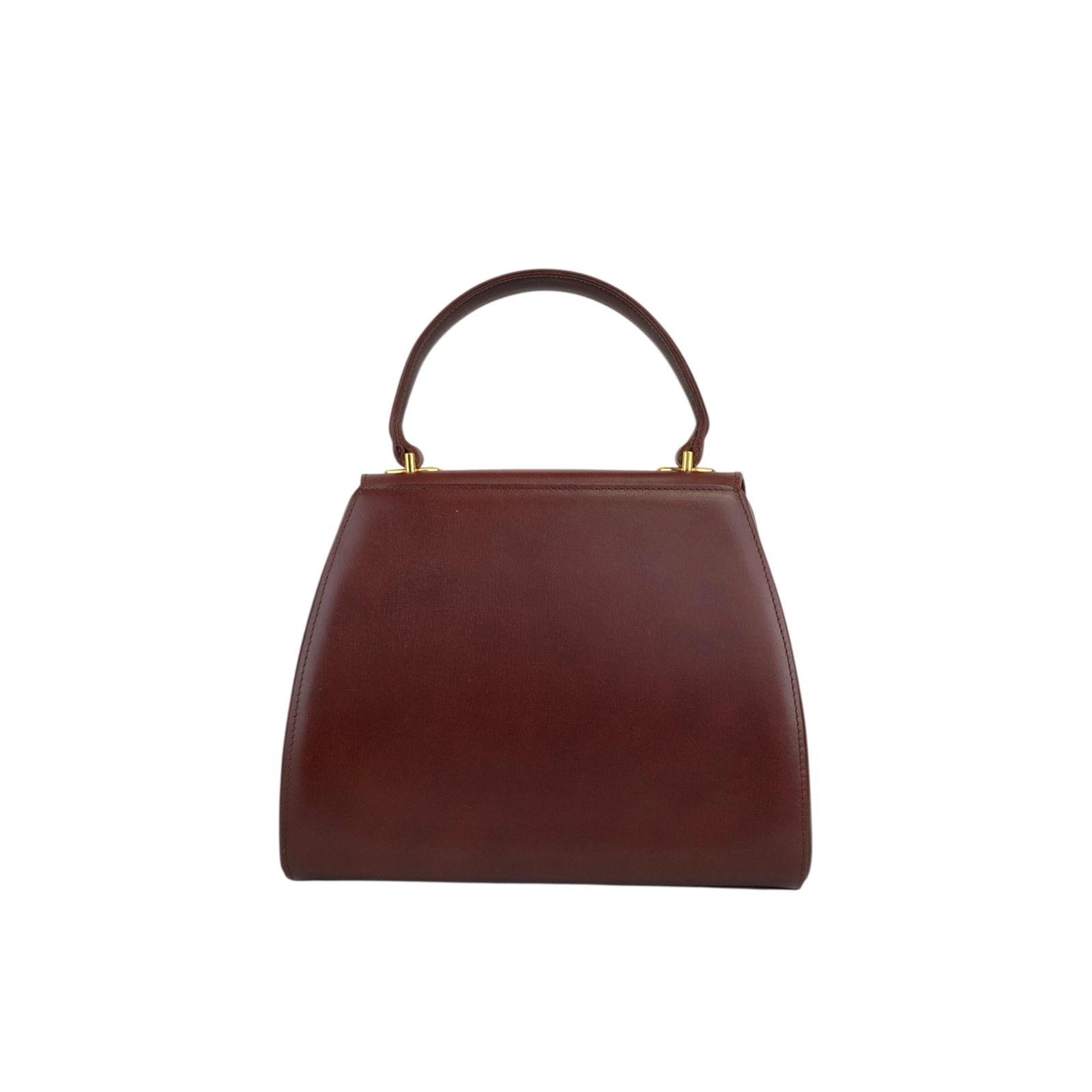 GIVENCHY ジバンシィ ハンドバッグ ブラウン ガンチーニ レザー トップ