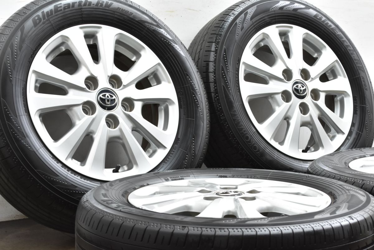 良好品 トヨタ 80 ノア 15 in 6 J 50 PCD 114 3 ヨコハマ ブルーアースRV RV 03 195 65 R ヴォクシー エスクァイア 流用