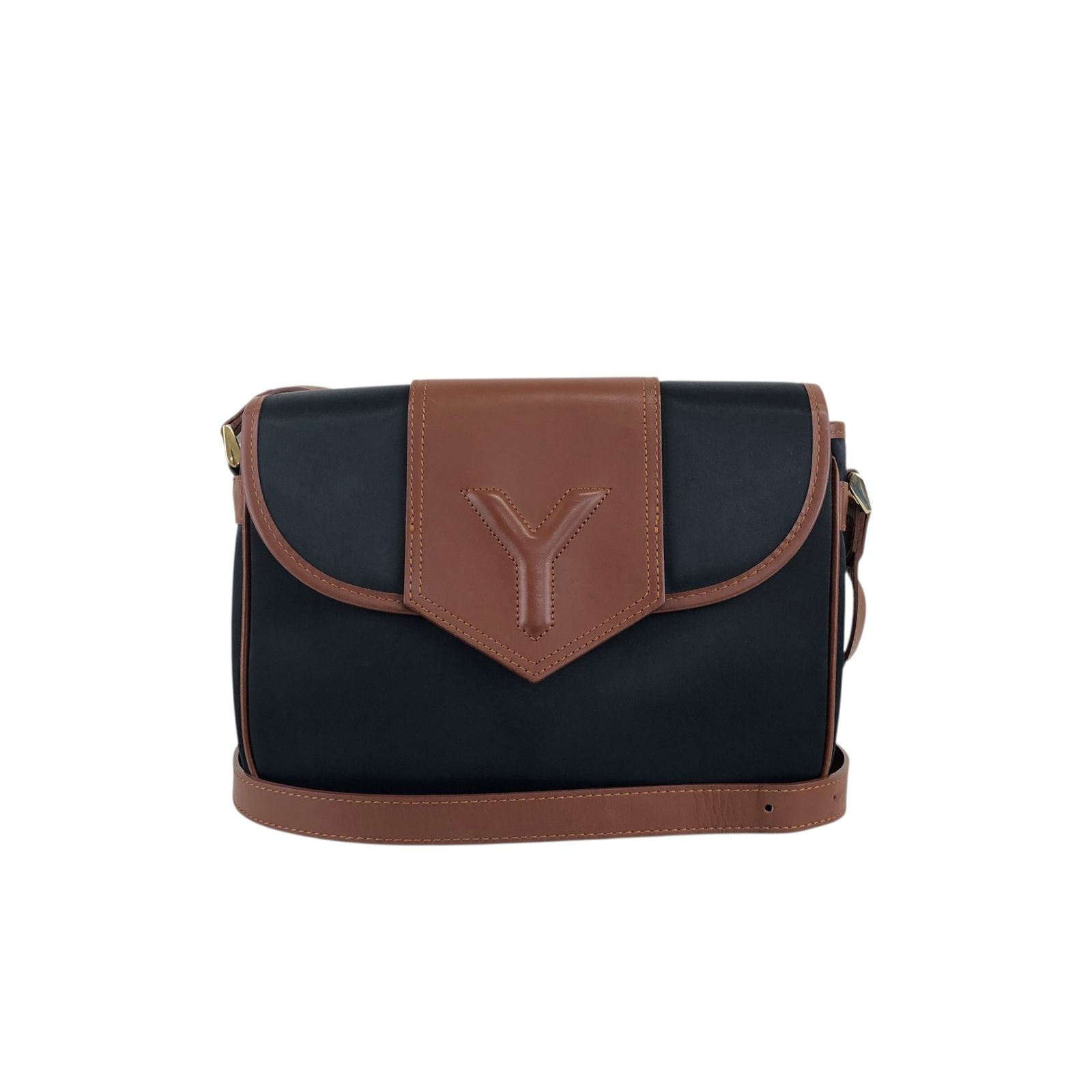 Yves Saint Laurent イヴ・サンローラン ショルダーバッグ ネイビー