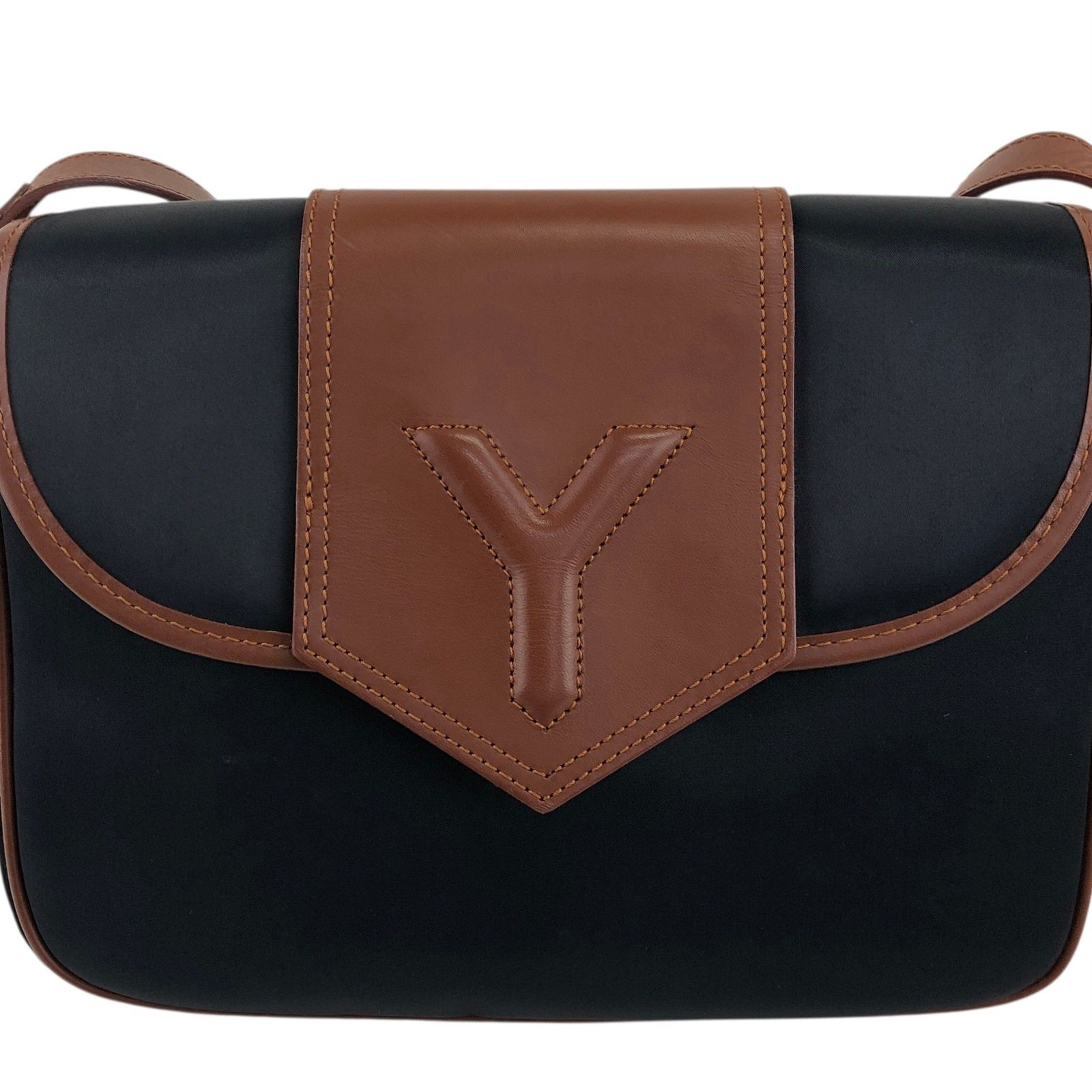 Yves Saint Laurent イヴ・サンローラン ショルダーバッグ ネイビー