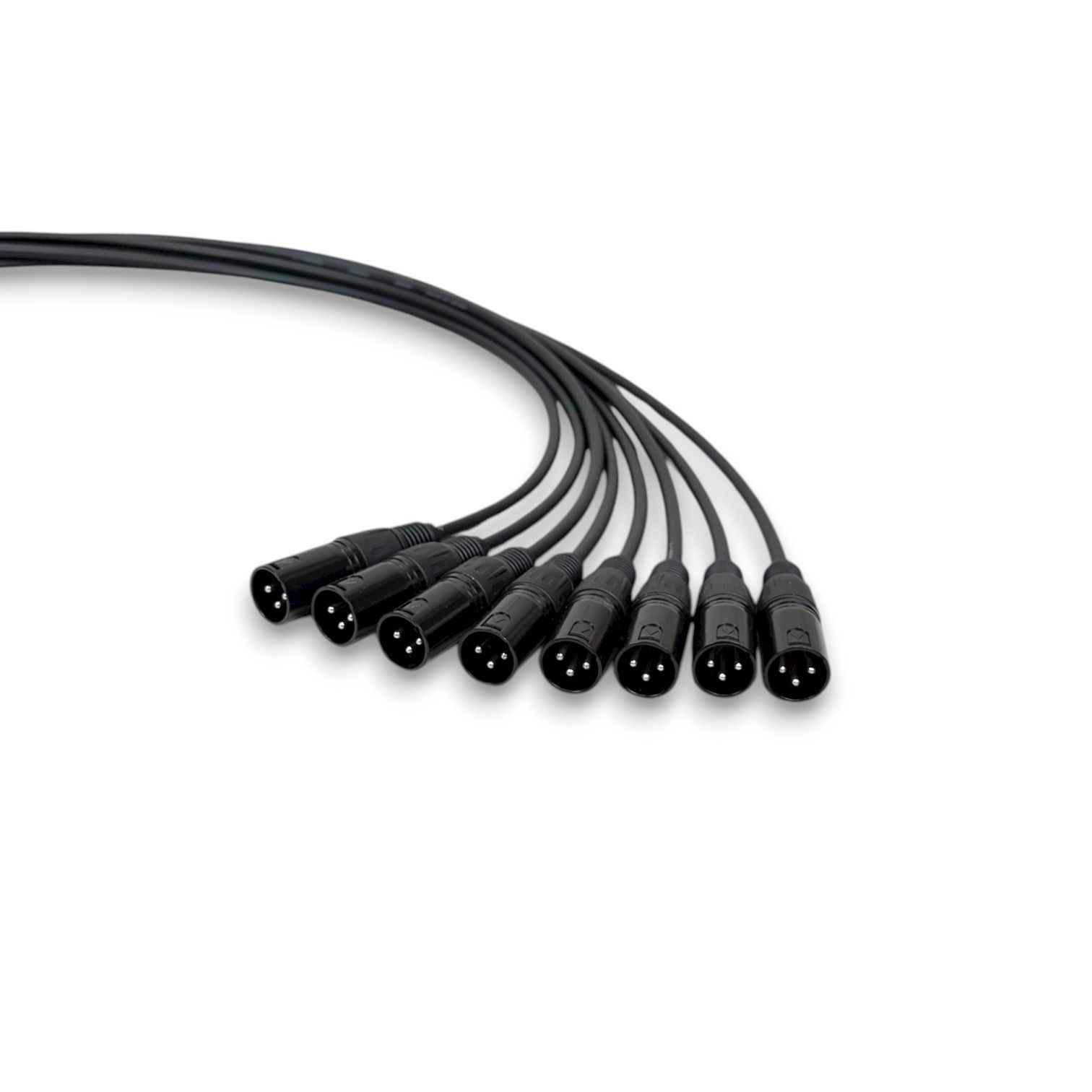 CANARE L-4E6S BLACK XLR マイクケーブル 1m 8本セット - メルカリ