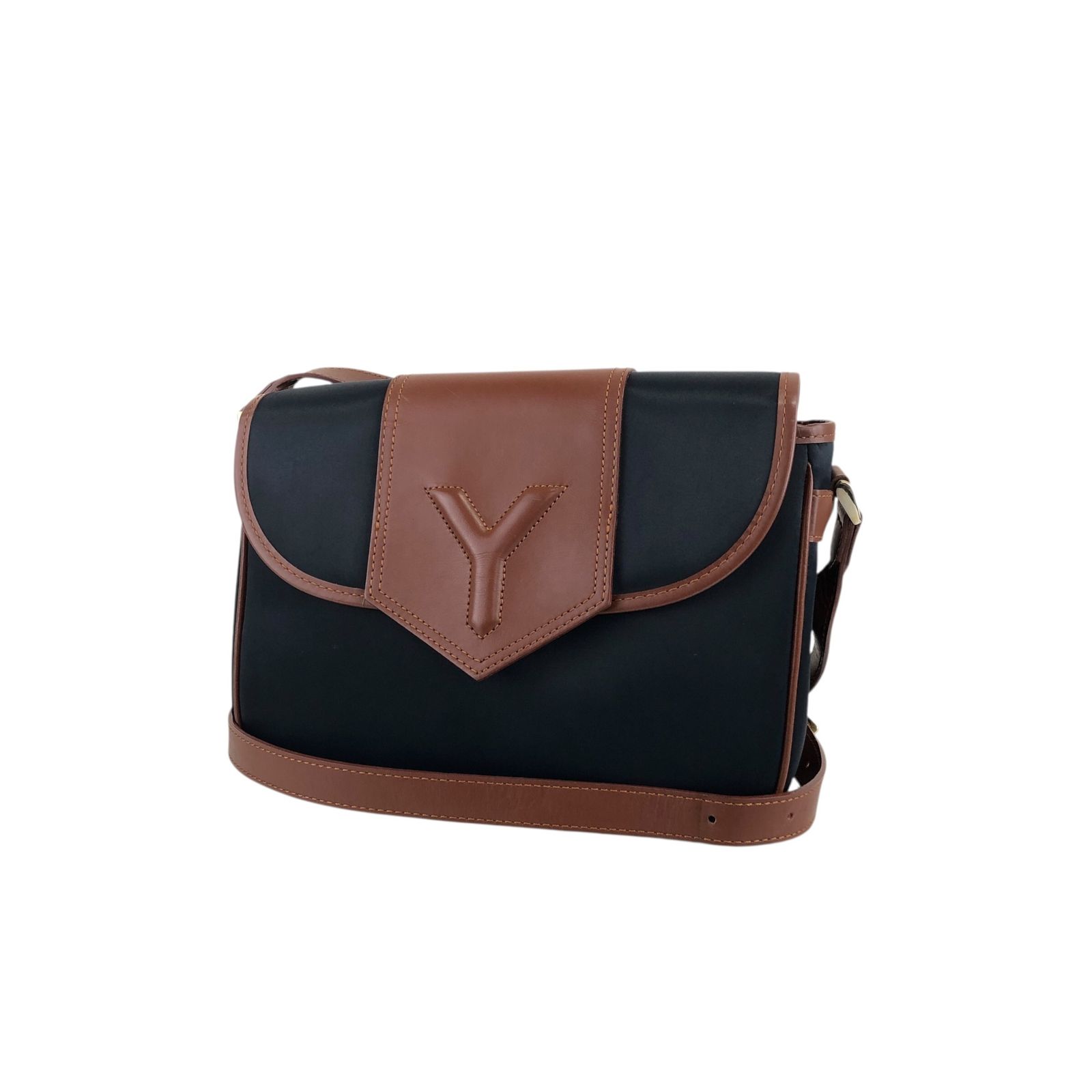 Yves Saint Laurent イヴ・サンローラン ショルダーバッグ ネイビー