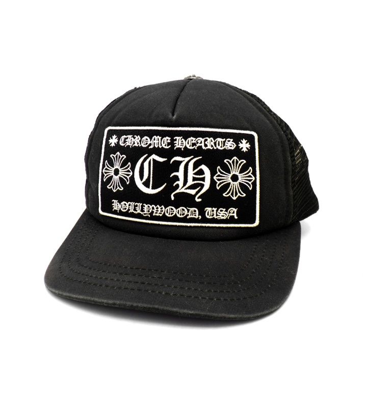 クロムハーツ CHROME HEARTS 【 CH TRUCKER CAP 】 CH 刺繍 ワッペン