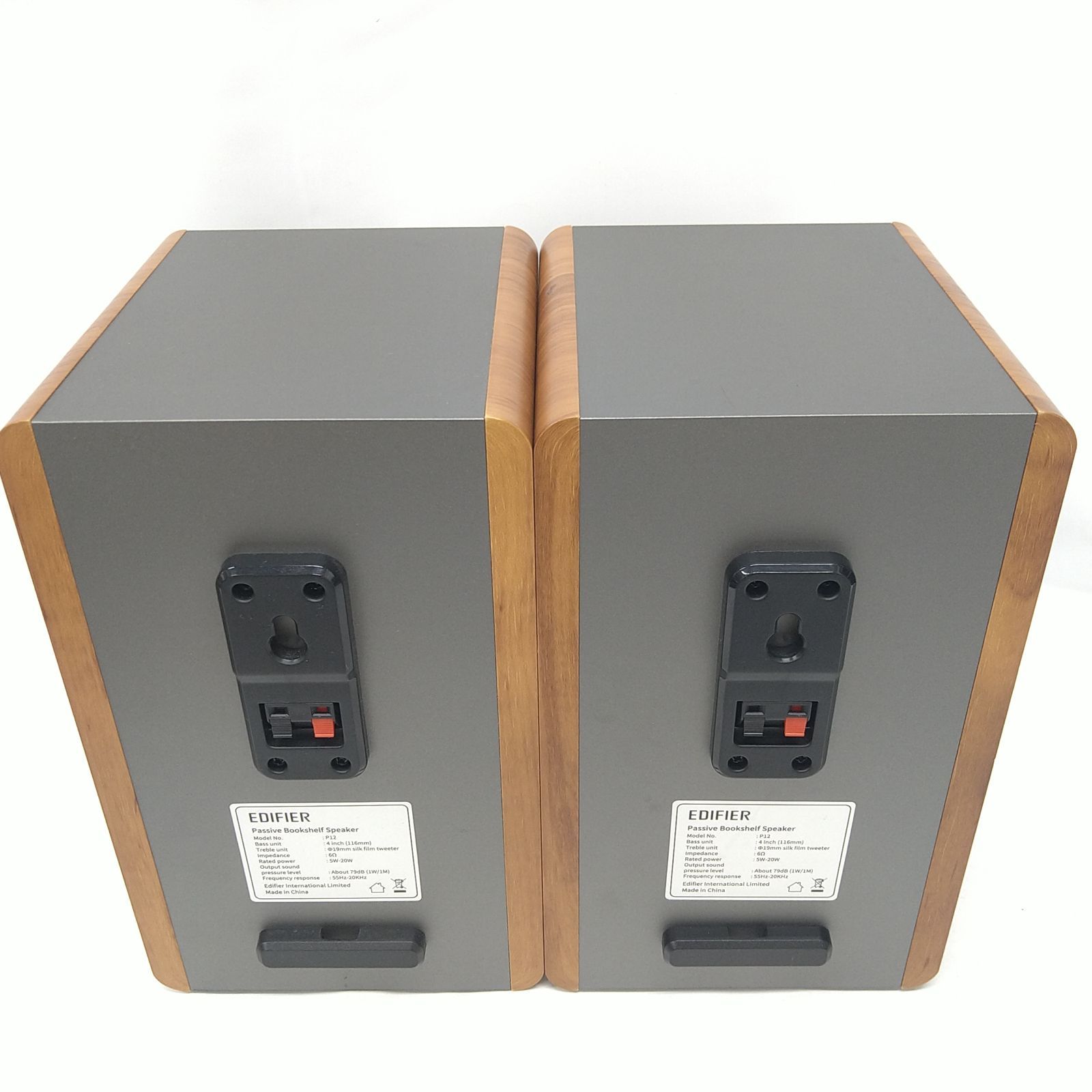 中古／美品】Edifier P12 2ウェイブックシェルフスピーカー パッシブ