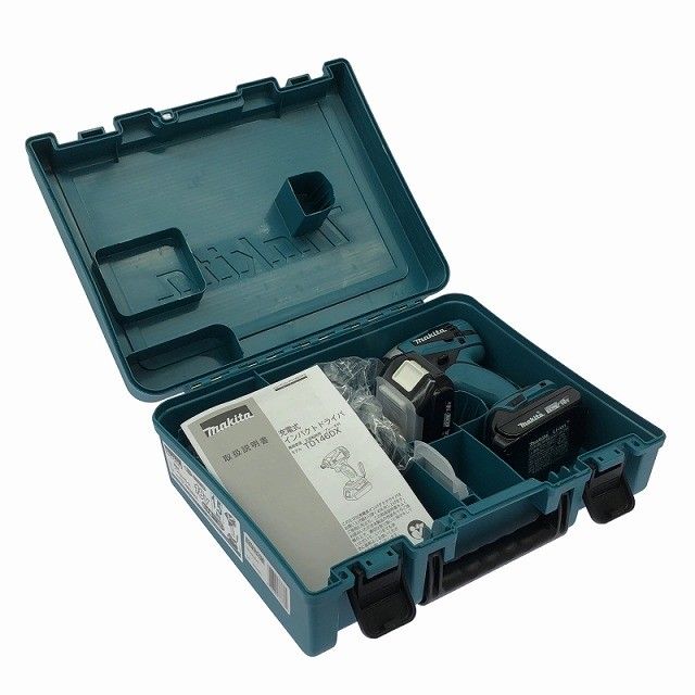 makita マキタ 18 V 充電式インパクトドライバー 青 バッテリ 1.5 Ah 充電器 ケース付 コードレス119046