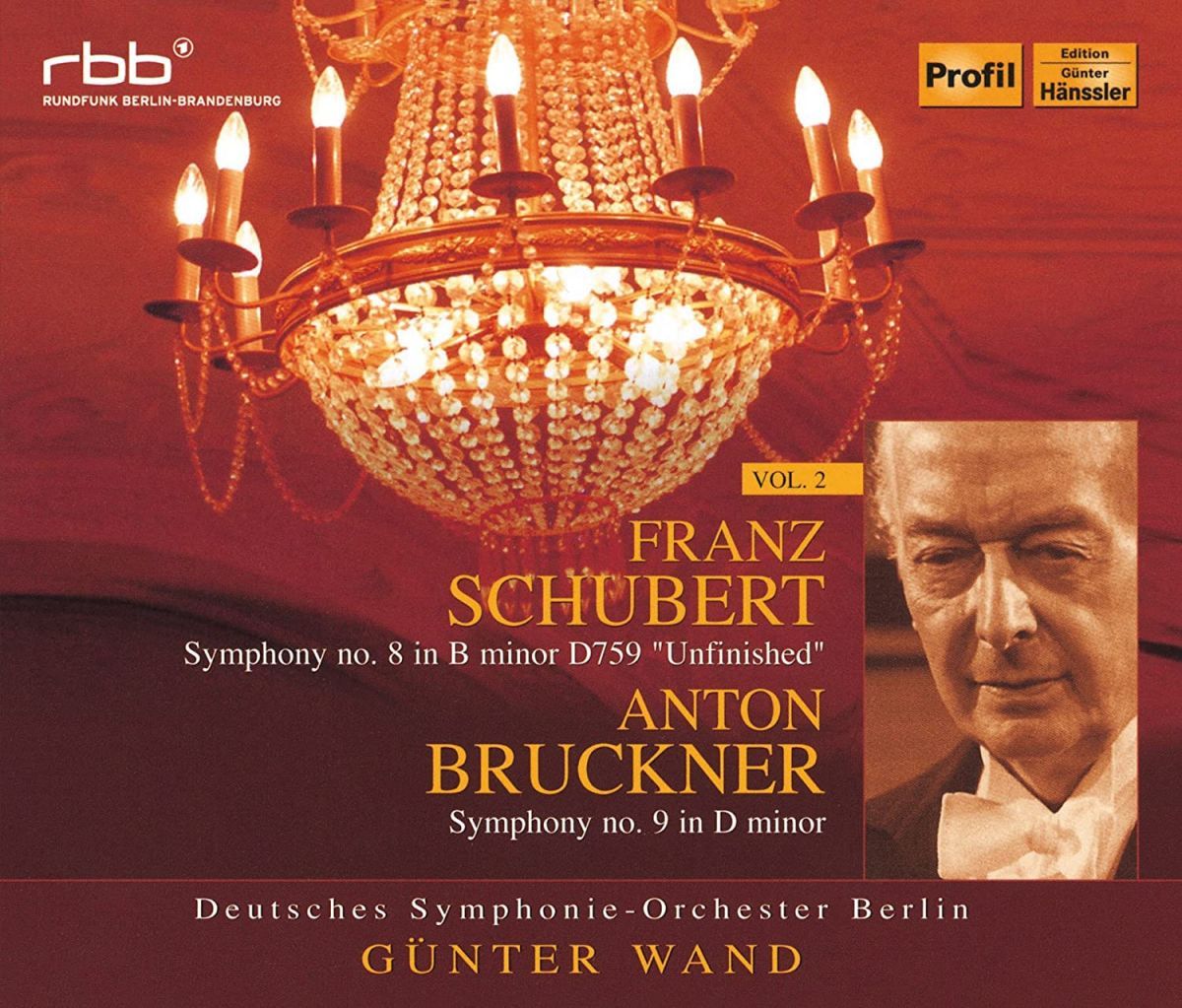 2discs CD ヴァント(ギュンター), ベルリン シューベルト:交響曲第8番