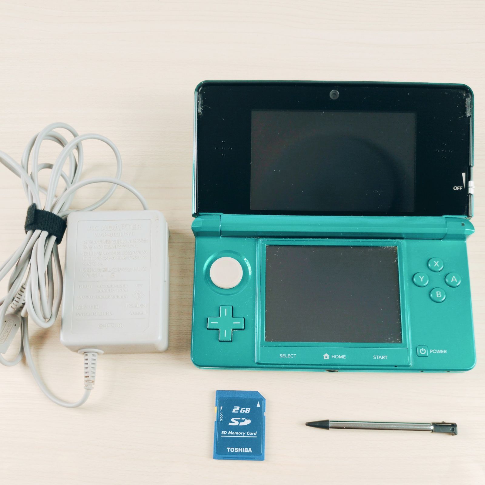 3DS アクアブルー 本体 良品 付属品 動作確認済み 10510-0882 - メルカリ